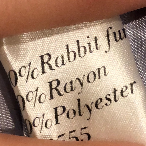 Princess Caravelle Vintage Rabbit Fur Coat - Picture 5 of 6